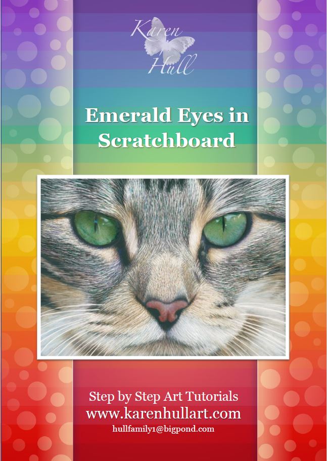 Cat in Scratch Art Tutorial